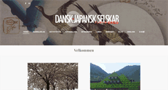 Desktop Screenshot of dansk-japanskselskab.dk